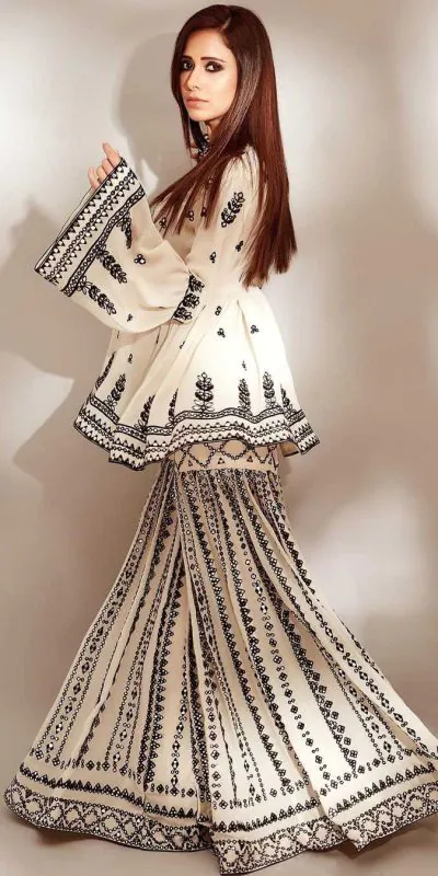 perfect-white-black-color-georgette-with-embroidery-work-plazzo-suit