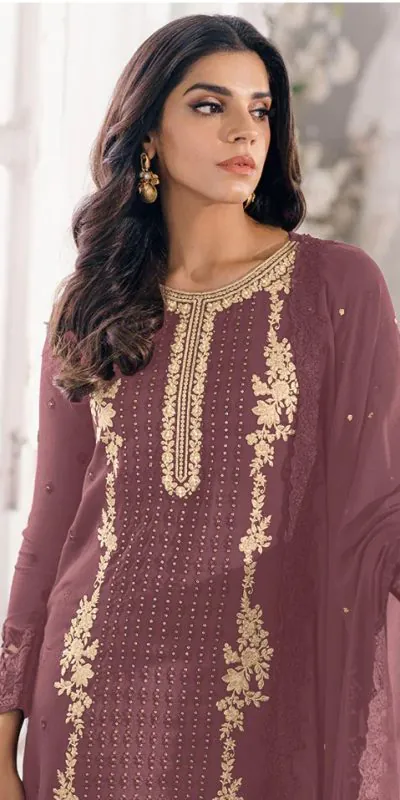 FC Mariya 1032 Onion Heavy Georgette Embroidery Anarkali Suit Wedding, Party, Festive events, etc. Expected Delivery  4-6 Working Days @1949/- Only | Anarkali Suits, Bollywood Anarkali, Creative-Anarkali, Designer Anarkali, Embroidered Anarkali, Party Wear Anarkali