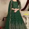  FC 94001 Green Color Georgette Multi Thread Zari Stich Anarkali Suit Wedding, Party, Festive events, etc. Expected Delivery  4-6 Working Days @2399/- | Anarkali Suits, Bollywood Anarkali, Creative-Anarkali, Designer Anarkali, Embroidered Anarkali, Party Wear Anarkali