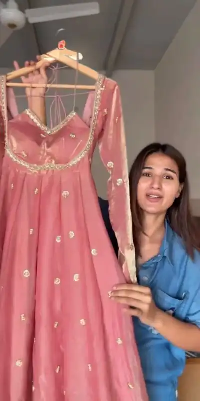 RTC 5937 Peach Fendy silk Gown with Lace Work. Wedding, Party, Festive, Events Get it for ₹2149. Delivery 4-6 Working Days. Shop now. | Bollywood Gowns, Creative Gowns, Designer Gowns, Embroidered Gowns, Gowns, Party Wear Gowns