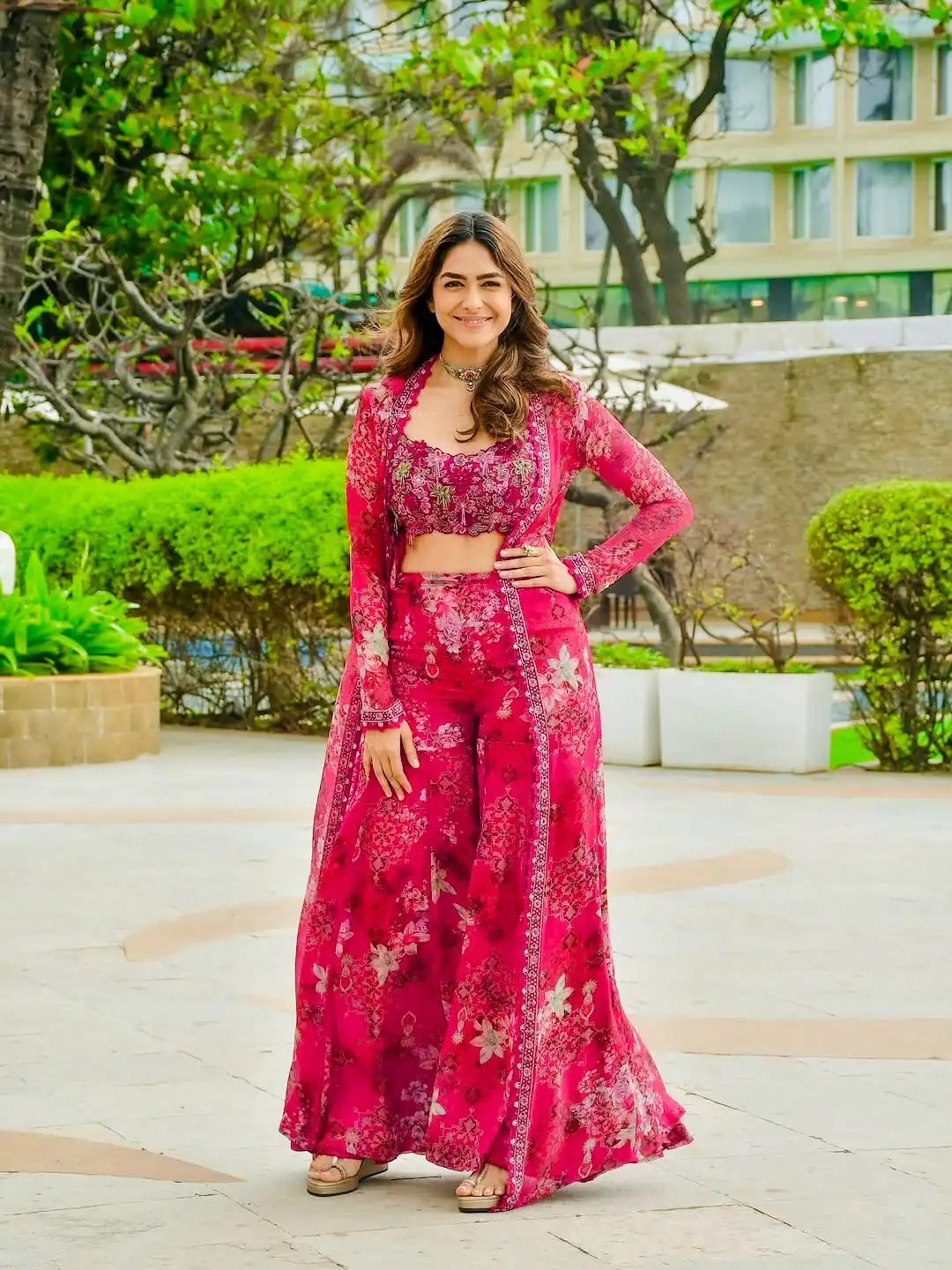 Pink Tubby Silk Digital Print Embroidery Salwar Suit