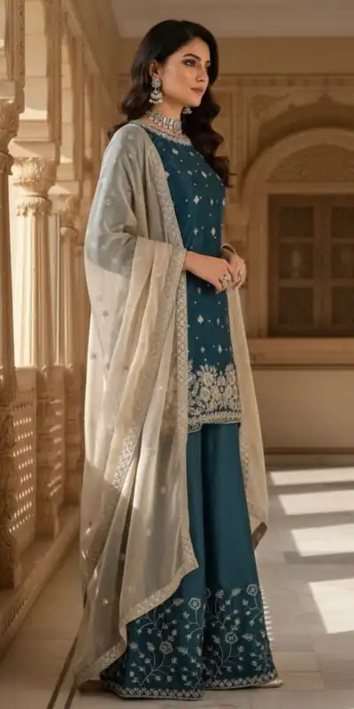 KD 1549 Peacock Blue Sequence Work Organza Silk Salwar Suit with Designer Work. Affordable Price ₹2149. Delivery 4-6 Working Days. Shop now. | Jump Suits, Tops & Bottoms, Track Suits, Salwar suit, Casual Suits, Creative suits, Designer Suits, Palazzo Suits, Party Wear Suits, Patiala Suits, Straight Suits, Trendy Wear