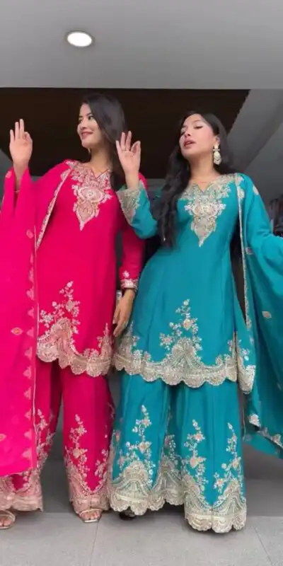 KD 1542 Blue in Color Faux Georgette Thread Embroidery Salwar Suit . Festive Deal ₹2399. Delivery 4-6 Working Days. Shop now. | Casual Suits, Jump Suits, Tops & Bottoms, Track Suits, Trendy Wear, Creative suits, Designer Suits, Palazzo Suits, Party Wear Suits, Patiala Suits, Salwar suit, Straight Suits