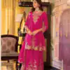 KD 1542 Pink in Color Faux Georgette Thread Embroidery Salwar Suit . Festive Deal ₹2399. Delivery 4-6 Working Days. Shop now. | Casual Suits, Jump Suits, Tops & Bottoms, Track Suits, Trendy Wear, Creative suits, Designer Suits, Palazzo Suits, Party Wear Suits, Patiala Suits, Salwar suit, Straight Suits