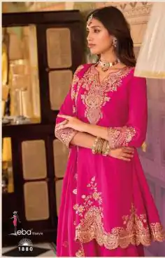 KD 1542 Pink in Color Faux Georgette Thread Embroidery Salwar Suit . Festive Deal ₹2399. Delivery 4-6 Working Days. Shop now. | Jump Suits, Tops & Bottoms, Track Suits, Salwar suit, Casual Suits, Creative suits, Designer Suits, Palazzo Suits, Party Wear Suits, Patiala Suits, Straight Suits, Trendy Wear