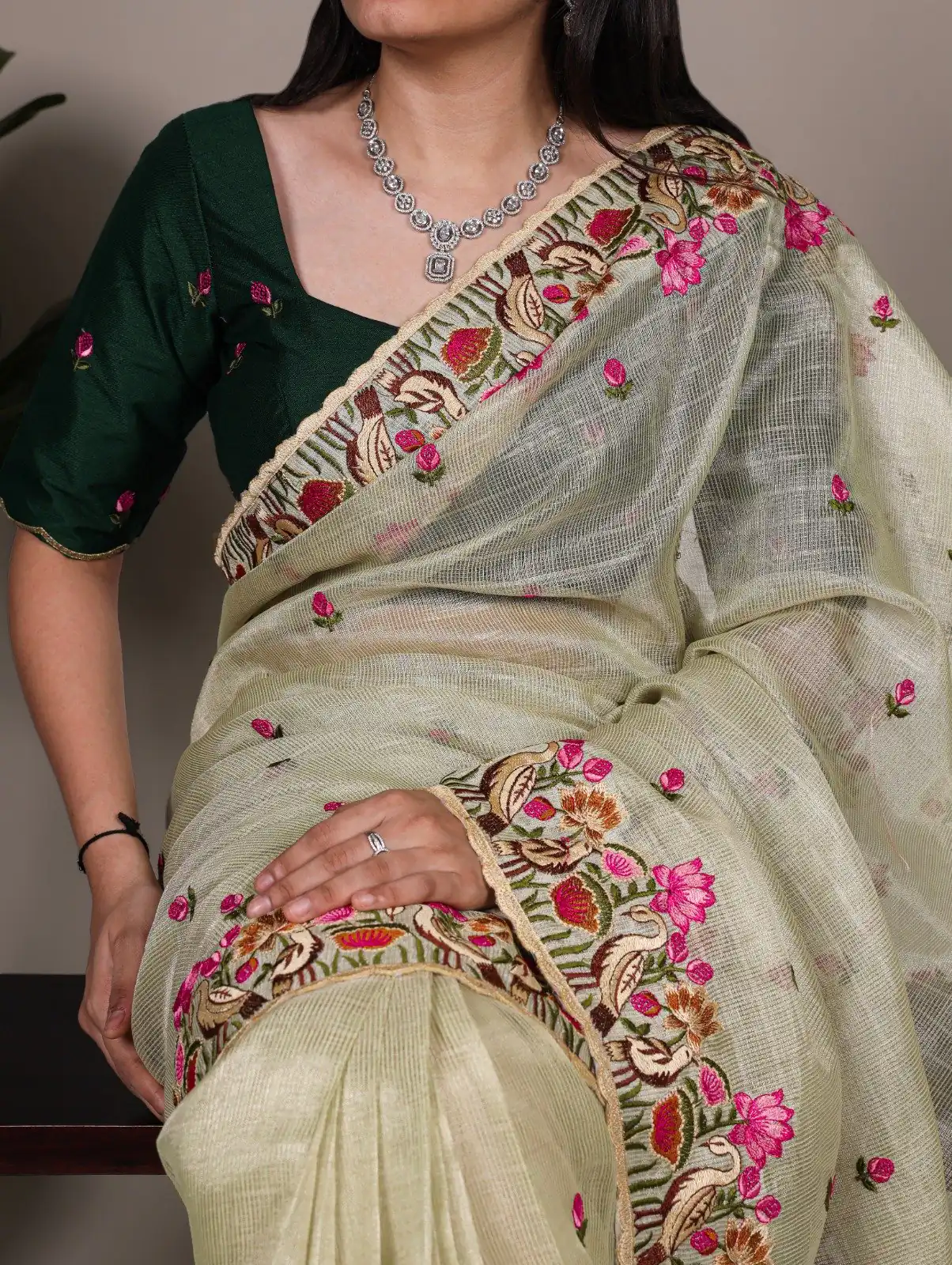 YNF 7400 Pista Zari Kota Tissue Saree Perfect for Wedding, Party, Mehendi, Housewarming, Haldi – . Special Price ₹3299. Delivery 4-6 Working Days. | Creative Sarees, Embroidered Sarees, Bollywood Sarees, Designer Sarees, Ethnic Saree, Modern Digital sarees, Party Wear Sarees, Sarees