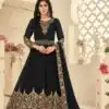 Black Georgette Stone Work Salwar Suit